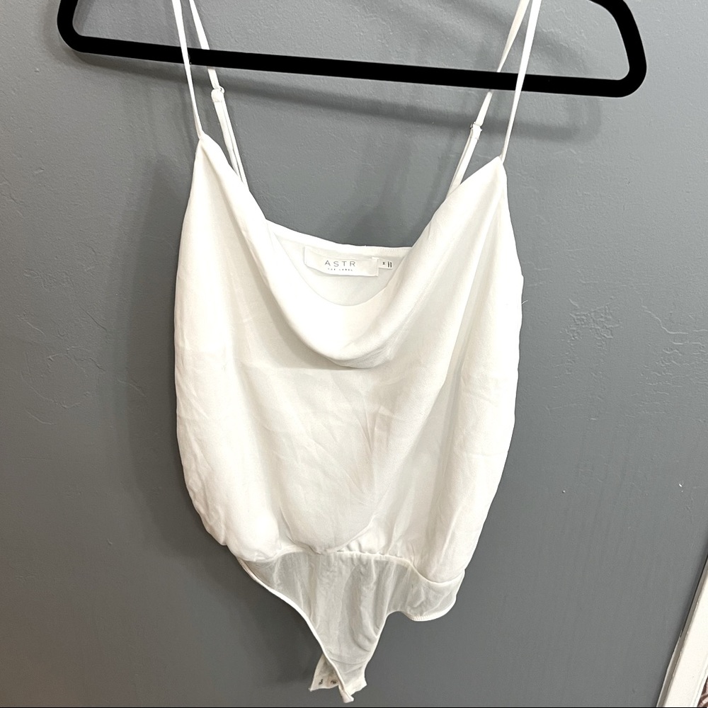 Designer White Bodysuit